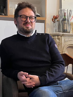 Textile Méduse Pull Marine Homme PULL-HO-MARINE