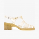 Women sandals Méduse Nikita Gold Glitter