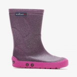 Childrens high boots Méduse Airbus Glittery purple/Fuchsia