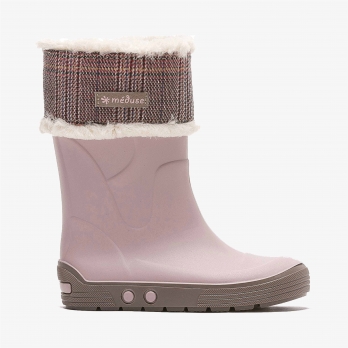 Childrens high boots Méduse Aircol Dusty Pink/Taupe