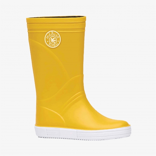 Childrens high boots Méduse Skippy Yellow/White