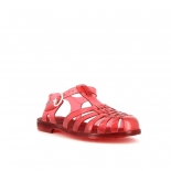 Women sandals Méduse Sunchanvre Carmine Red