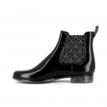 Bottines femme Méduse Japtri Noir/Argent Pailleté JAPTRI-FE-NOARPA