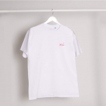 Textile Méduse T Shirt Blanc Imprimé Rose TSHIRT-TE-RO