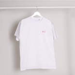 Textile Méduse T Shirt White Print Pink