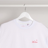 Textile Méduse T Shirt White Print Pink