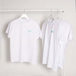 Textile Méduse T Shirt Blanc Imprimé Vert TSHIRT-TE-VE