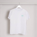 Textile Méduse T Shirt Blanc Imprimé Vert TSHIRT-TE-VE