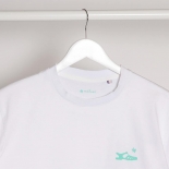 Textile Méduse T Shirt Blanc Imprimé Vert TSHIRT-TE-VE