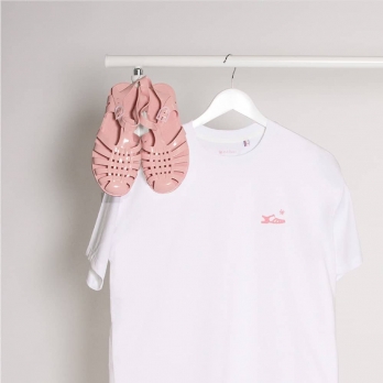 Duo Women Printed T Shirt Pink + Pastel Pink Sun