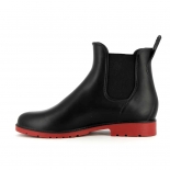 Bottines enfant Méduse Jumpy Noir/Rouge JUMPY-EN-NORO