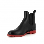 Bottines enfant Méduse Jumpy Noir/Rouge JUMPY-EN-NORO