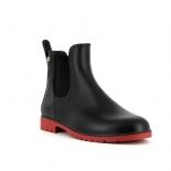 Bottines enfant Méduse Jumpy Noir/Rouge JUMPY-EN-NORO