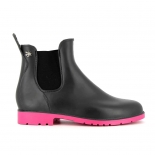 Bottines enfant Méduse Jumpy Anthracite/Fuchsia JUMPY-EN-ANFU