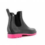 Bottines enfant Méduse Jumpy Anthracite/Fuchsia JUMPY-EN-ANFU