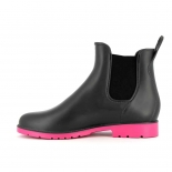 Childrens low boots Méduse Jumpy Anthracite/Fuchsia