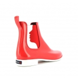 Womens low boots Méduse Japstyle Carmine/White