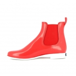 Womens low boots Méduse Japstyle Carmine/White