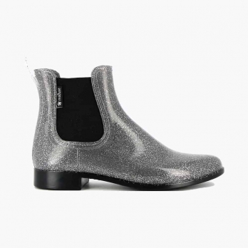 Womens low boots Méduse Japlou Silver/Black