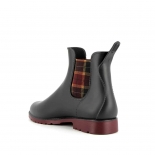 Womens low boots Méduse Jumpscot Anthracite/Burgundy