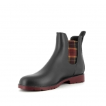 Womens low boots Méduse Jumpscot Anthracite/Burgundy