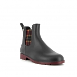 Womens low boots Méduse Jumpscot Anthracite/Burgundy