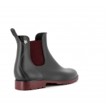 Womens low boots Méduse Jumpy Anthracite/Burgundy