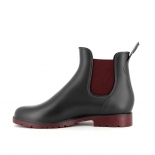 Womens low boots Méduse Jumpy Anthracite/Burgundy