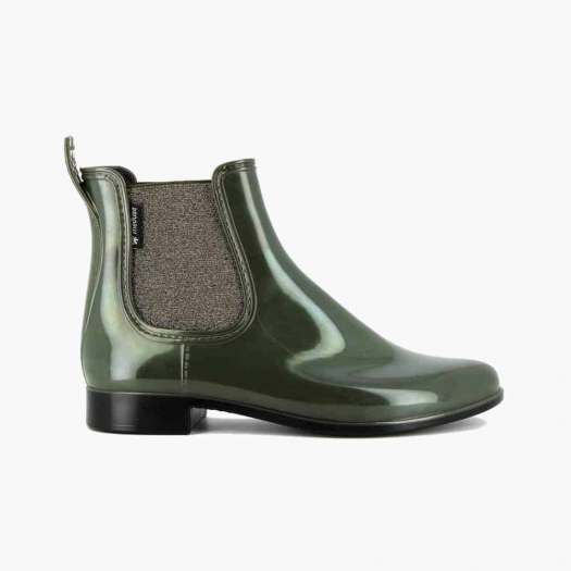 Womens low boots Méduse Japtrans Green/Black