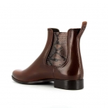 Womens low boots Méduse Japatine Caramel/Brown