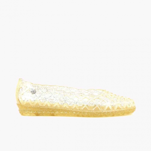 Women sandals Méduse Jutam Gold Glitter