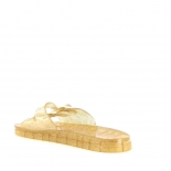 Women sandals Méduse Mambo Gold Glitter