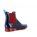 Womens low boots Méduse Japlou Navy Blue/Red