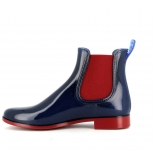 Womens low boots Méduse Japlou Navy Blue/Red