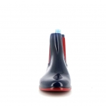 Bottines femme Méduse Japlou Marine/Rouge JAPLOU-FE-MARO