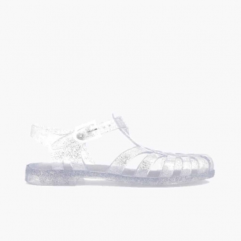 Mens sandals Méduse Sun Silver Glitter