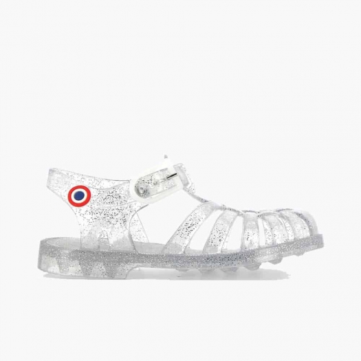 Childrens sandals Méduse Sunmif Silver Glitter