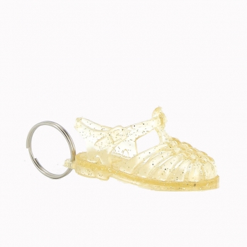 Porte clés Doré Pailleté