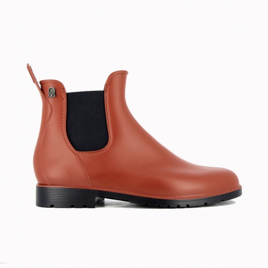 Mens low boots Méduse Jom Terracotta/Night Blue