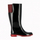 Womens high boots Méduse Faustwid Black/Dark Red