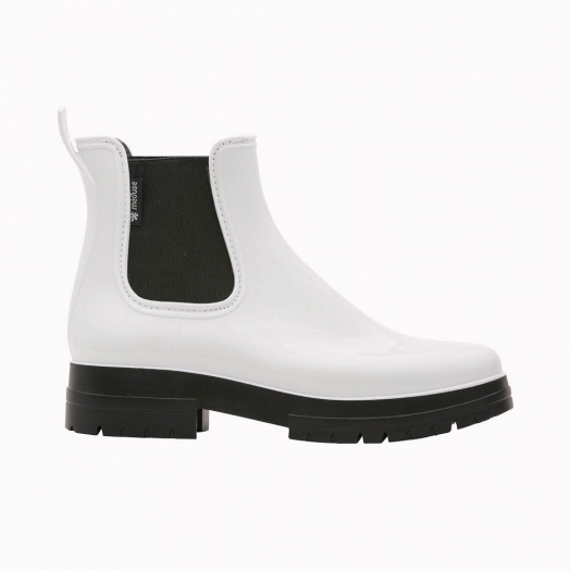 Womens low boots Méduse Japmod White/Black Womens low boots Méduse Japmod White/Black