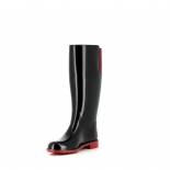Womens high boots Méduse Faustwid Black/Dark Red
