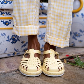 Women sandals Méduse Suncorde Straw