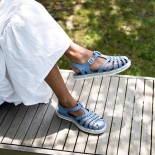 Women sandals Méduse Suncorde Denim Blue
