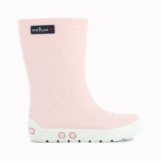 Bottes enfant Méduse Airport Rose Pastel/Blanc AIRPORT-EN-ROPABL