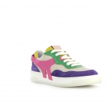 Women sneakers Méduse Sakura 201 Purple/Beige