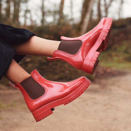 Womens low boots Méduse Japmod Garnet