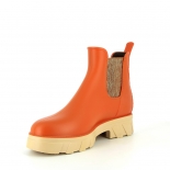 Womens low boots Méduse Juloi Brick Red/Beige