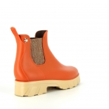 Womens low boots Méduse Juloi Brick Red/Beige