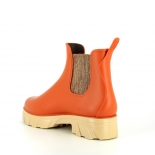 Womens low boots Méduse Juloi Brick Red/Beige